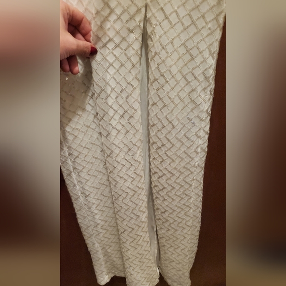 White B. Smart Elegant Sequin Dress - Picture 7 of 8